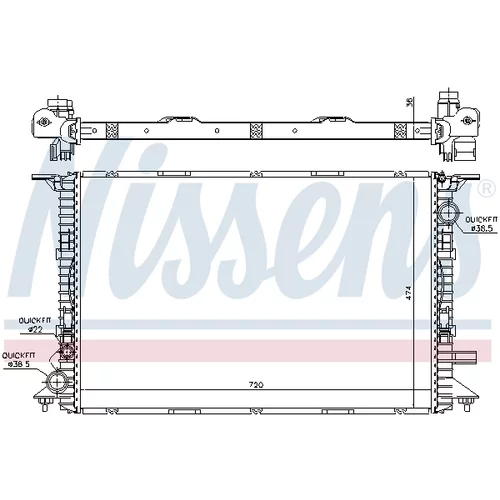 Chladič motora 60356 /NISSENS/ - obr. 4