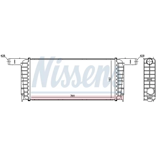 Chladič motora 606695 /NISSENS/ - obr. 4