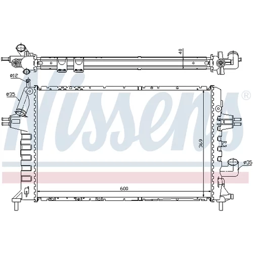 Chladič motora 63021A /NISSENS/ - obr. 4