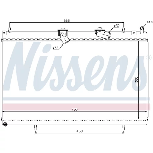 Chladič motora 63619 /NISSENS/ - obr. 5