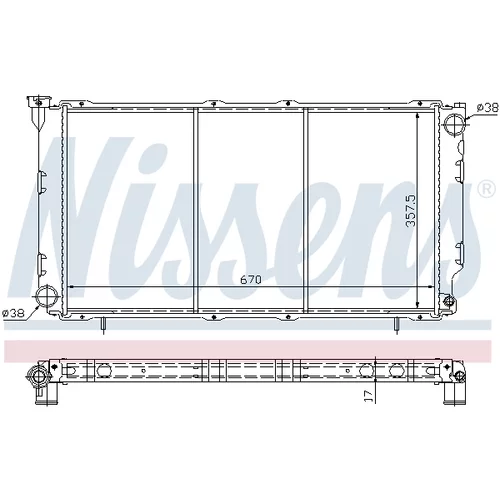 Chladič motora 64087 /NISSENS/ - obr. 5
