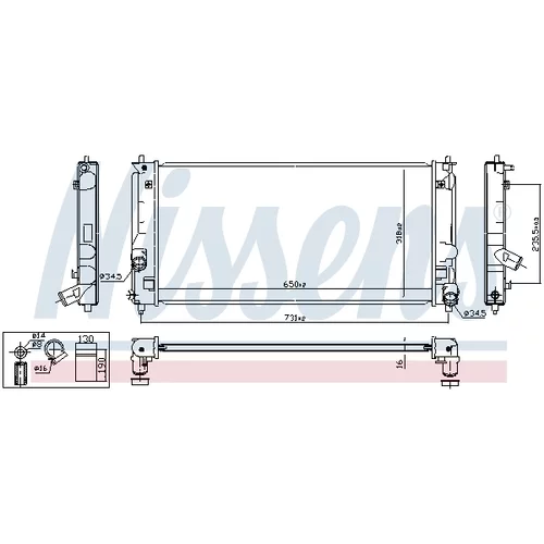 Chladič motora 64822 /NISSENS/ - obr. 4