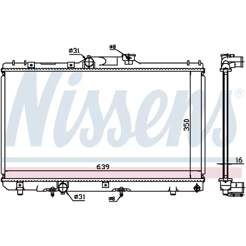 Chladič motora 648681 /NISSENS/ - obr. 5