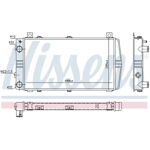 Chladič motora 648911 /NISSENS/ - obr. 4