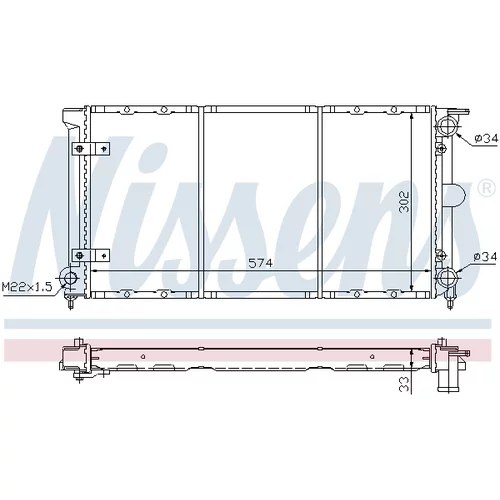 Chladič motora 65264 /NISSENS/ - obr. 4