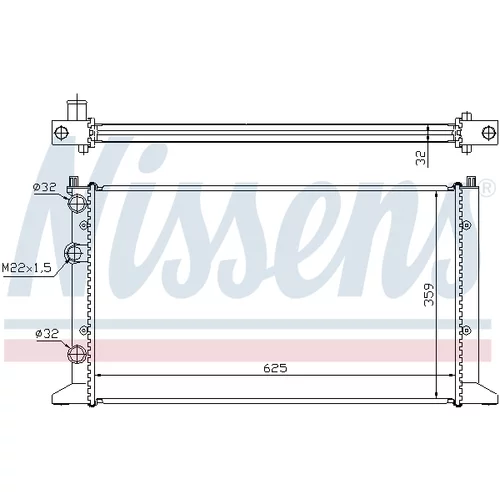 Chladič motora 65265A /NISSENS/ - obr. 8
