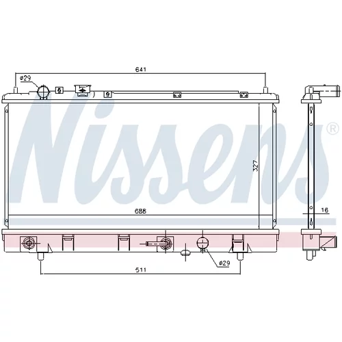 Chladič motora 69463 /NISSENS/ - obr. 4