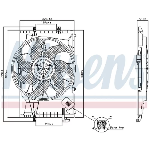 Ventilátor chladenia motora 850078 /NISSENS/ - obr. 5