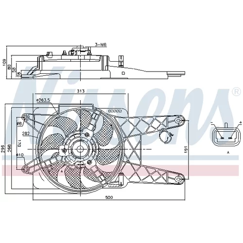Ventilátor chladenia motora 85138 /NISSENS/ - obr. 5
