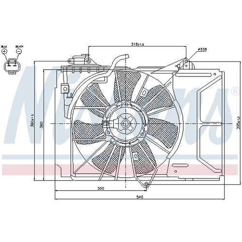 Ventilátor chladenia motora 85328 /NISSENS/ - obr. 5