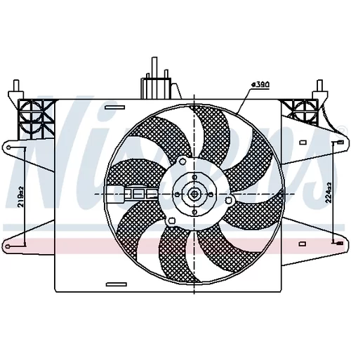 Ventilátor chladenia motora 85572 /NISSENS/ - obr. 5