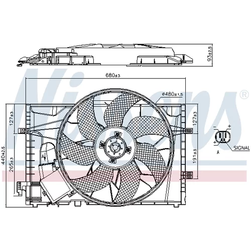Ventilátor chladenia motora 85656 /NISSENS/ - obr. 5