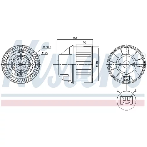 Vnútorný ventilátor 87496 /NISSENS/ - obr. 4