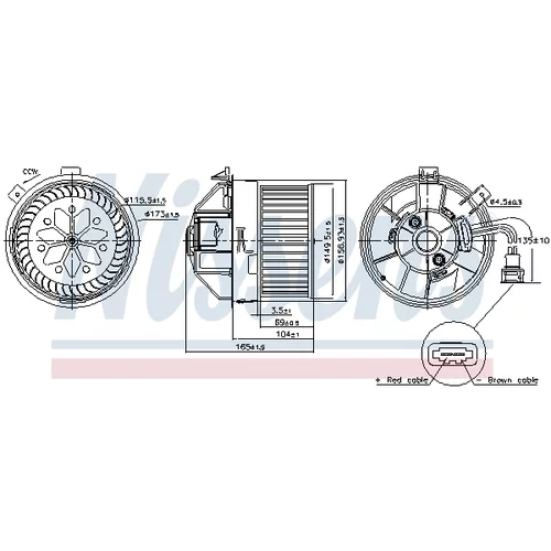 Vnútorný ventilátor 87704 /NISSENS/ - obr. 6