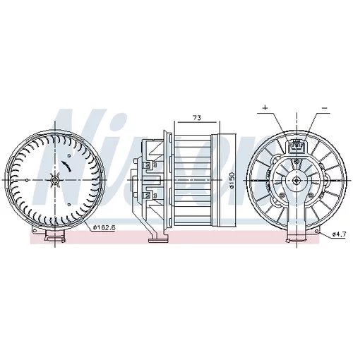 Vnútorný ventilátor 87803 /NISSENS/ - obr. 5