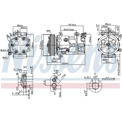 Kompresor klimatizácie 890743 /NISSENS/ - obr. 9