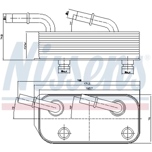 Chladič oleja automatickej prevodovky 90658 /NISSENS/ - obr. 4