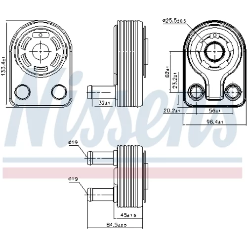 Chladič motorového oleja 90971 /NISSENS/ - obr. 4