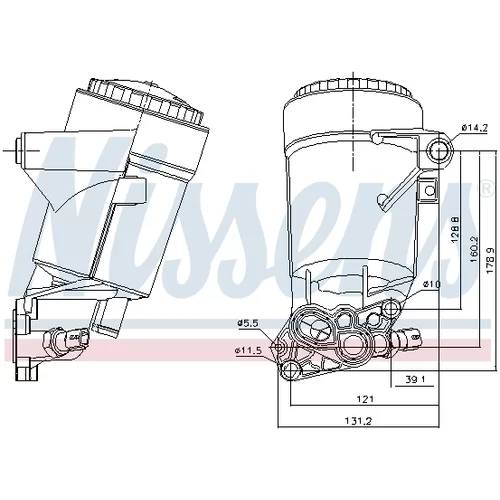 Chladič motorového oleja 91338 /NISSENS/ - obr. 5