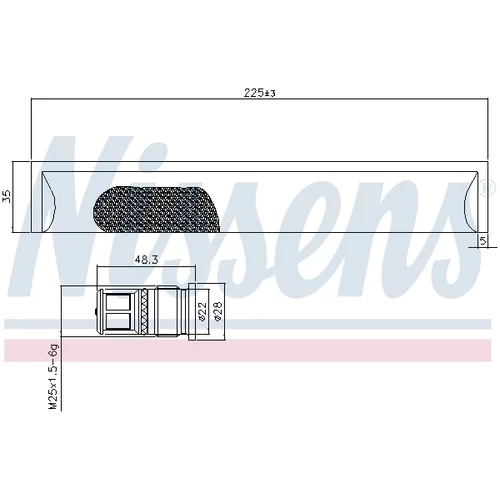 Vysúšač klimatizácie 95576 /NISSENS/ - obr. 4