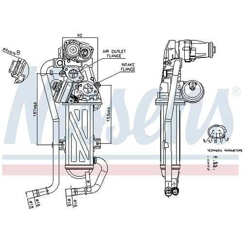 EGR ventil 98375 /NISSENS/ - obr. 7
