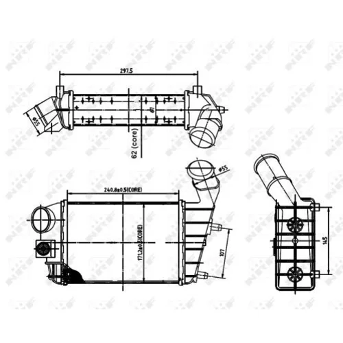 Chladič plniaceho vzduchu 30142A /NRF/ - obr. 4