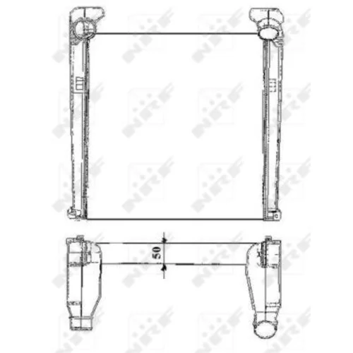 Chladič plniaceho vzduchu 30144 /NRF/ - obr. 4