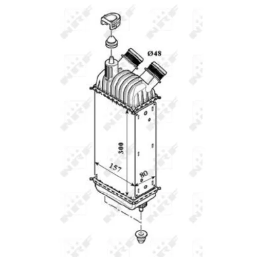 Chladič plniaceho vzduchu 30193 /NRF/ - obr. 4