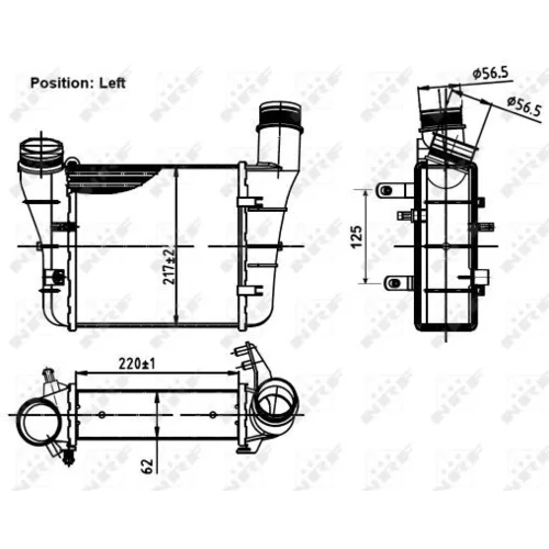 Chladič plniaceho vzduchu 30251 /NRF/ - obr. 4
