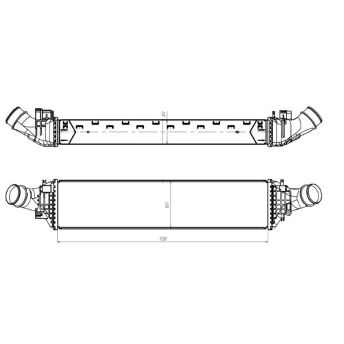 Chladič plniaceho vzduchu 309047 /NRF/ - obr. 4
