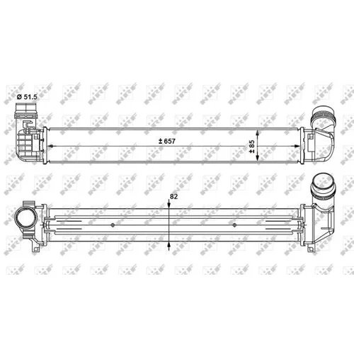 Chladič plniaceho vzduchu 30916 /NRF/ - obr. 4