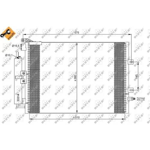 Kondenzátor klimatizácie 35897 /NRF/ - obr. 4