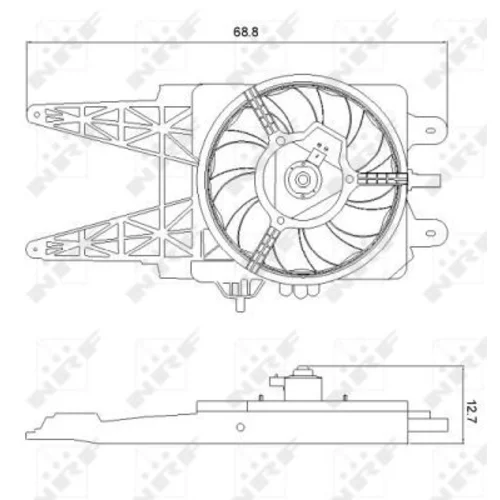 Ventilátor chladenia motora 47248 /NRF/ - obr. 4