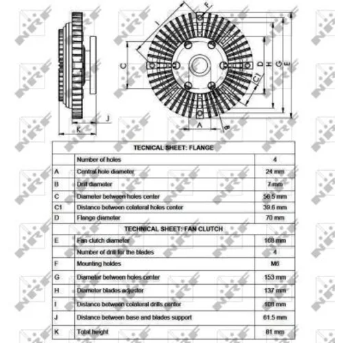 Spojka ventilátora chladenia 49546 /NRF/ - obr. 4