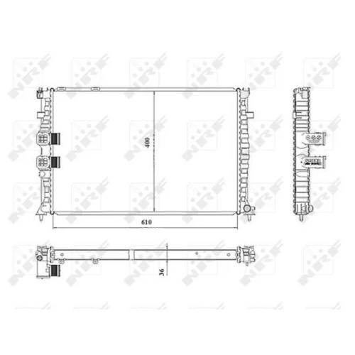 Chladič motora 50468 /NRF/ - obr. 4