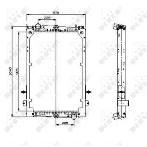 Chladič motora 509586 /NRF/ - obr. 4