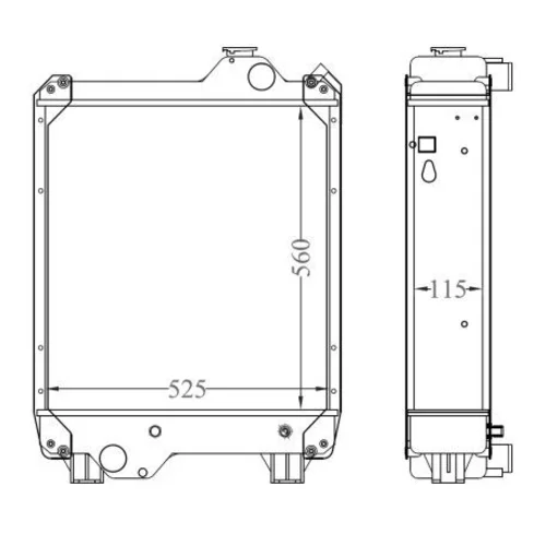 Chladič motora NRF 530002