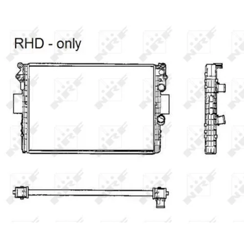 Chladič motora 53623 /NRF/ - obr. 4
