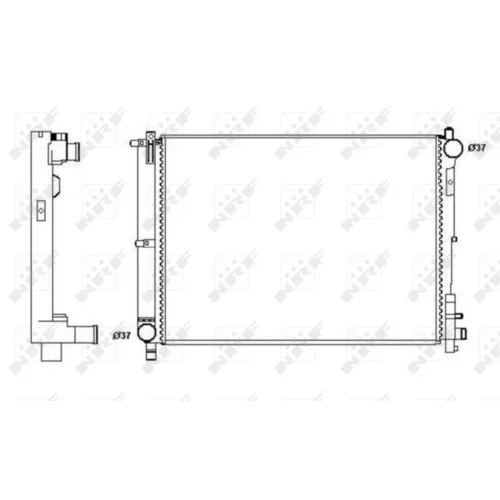 Chladič motora 58263A /NRF/ - obr. 3