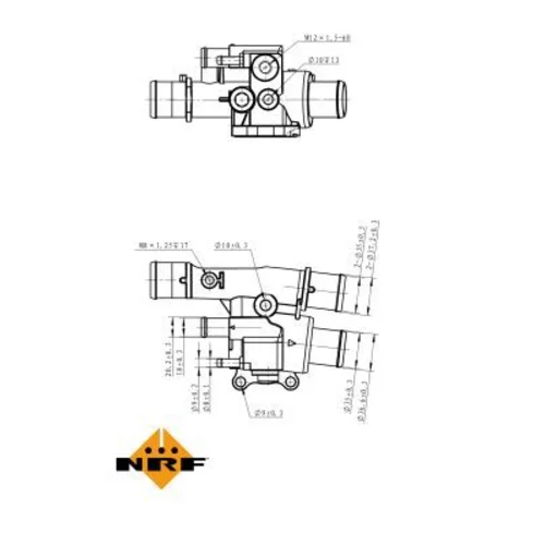 Termostat chladenia 725038 /NRF/ - obr. 4