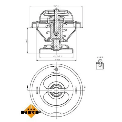 Termostat chladenia 725068 /NRF/ - obr. 4