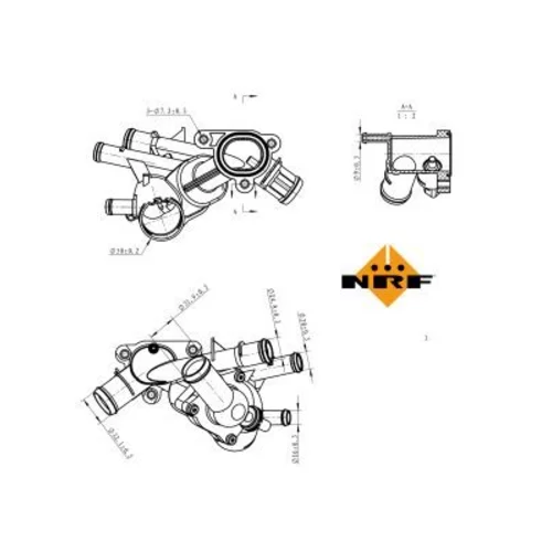 Termostat chladenia 725145 /NRF/ - obr. 4