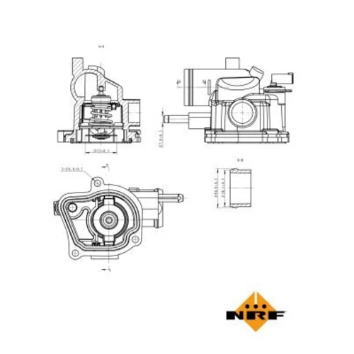 Termostat chladenia 725153 /NRF/ - obr. 5