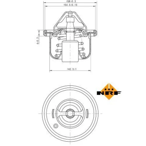 Termostat chladenia 725208 /NRF/ - obr. 5