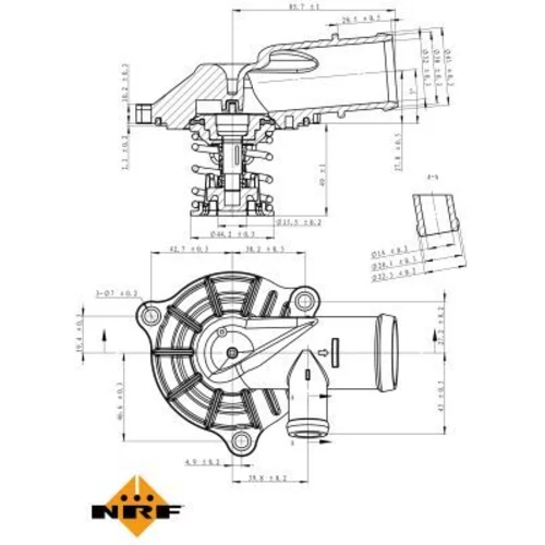 Termostat chladenia 725221 /NRF/ - obr. 5