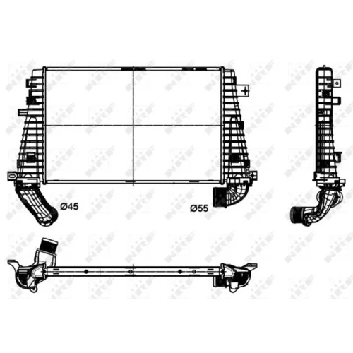 Chladič plniaceho vzduchu 30300 /NRF/ - obr. 4