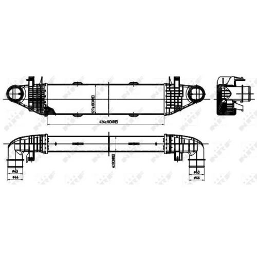 Chladič plniaceho vzduchu 30313 /NRF/ - obr. 7