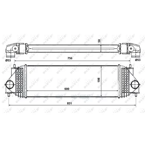 Chladič plniaceho vzduchu 30393 /NRF/ - obr. 4