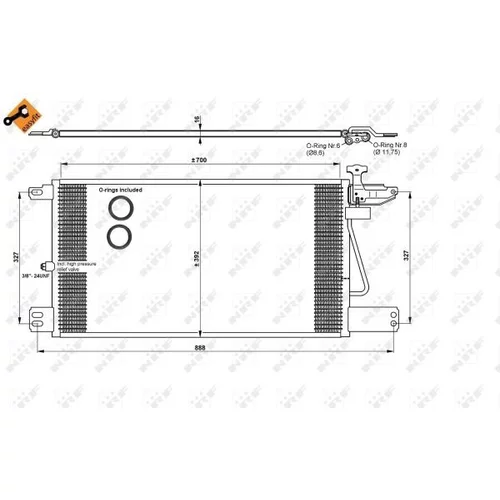 Kondenzátor klimatizácie 35790 /NRF/ - obr. 4