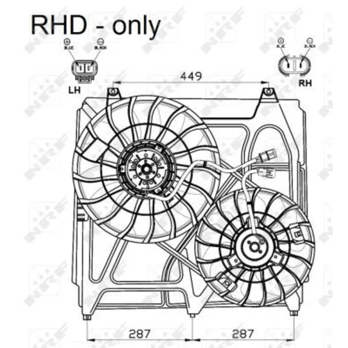 Ventilátor chladenia motora 47549 /NRF/ - obr. 4